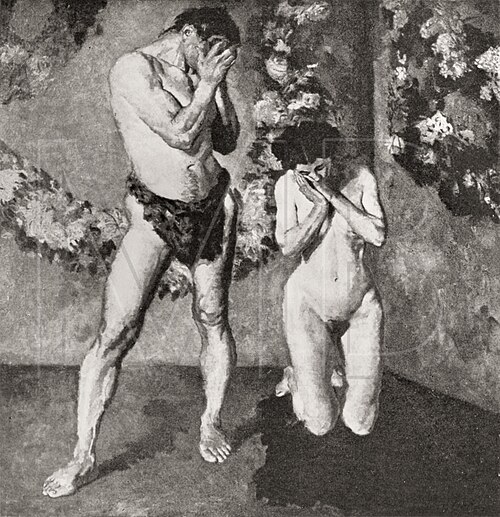 Adam and Eve, 1907, Max Beckmann