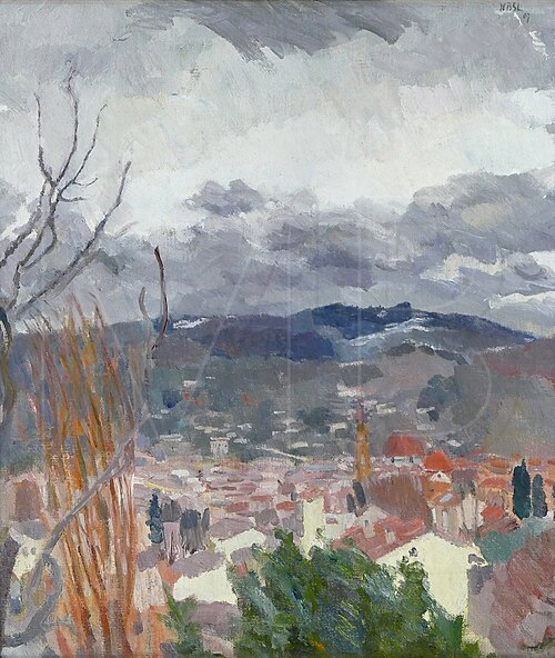 View from the Villa Romana (Sunny), 1907, Max Beckmann