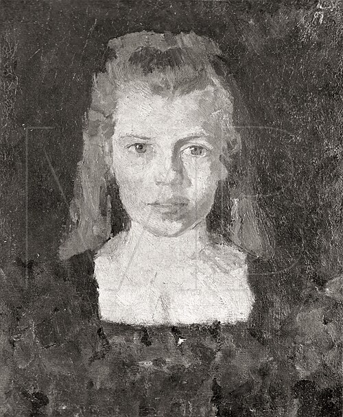 Portrait of Hildegard Lüdecke, 1907, Max Beckmann