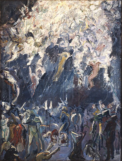 Sketch for Resurrection, 1907, Max Beckmann