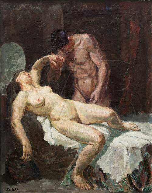 Mars and Venus, 1908, Max Beckmann