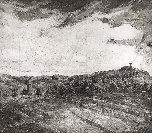 Dark Nenndorf Landscape / Landscape near Wangerooge, 1910, Max Beckmann