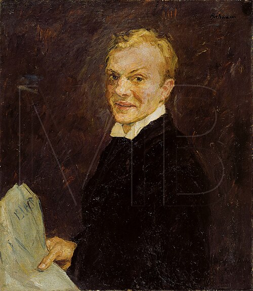 Self-Portrait (Laughing), 1910, Max Beckmann