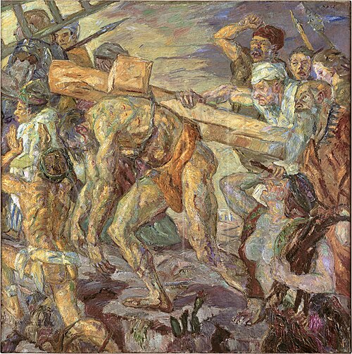 Bearing of the Cross, 1911, Max Beckmann