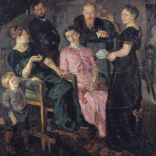 Society (II), 1911, Max Beckmann