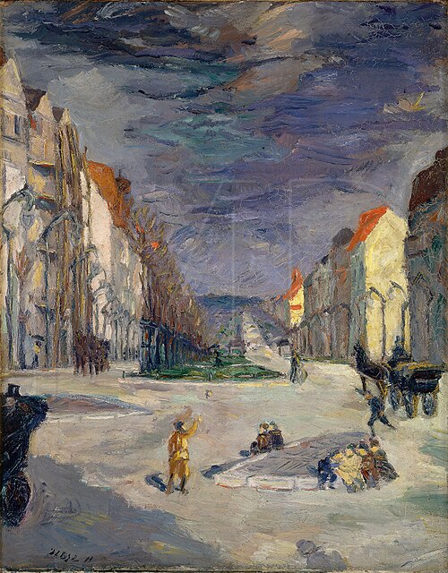The Kaiserdamm, 1911, Max Beckmann