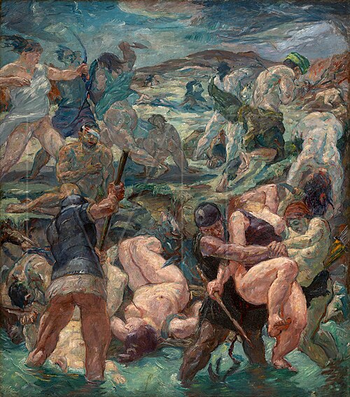 Battle of the Amazons, 1911, Max Beckmann
