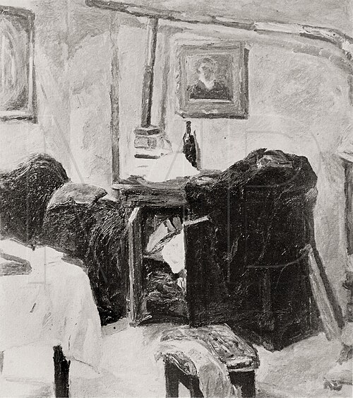 Studio Interior, 1912, Max Beckmann