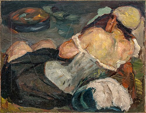 Reclining Woman, 1913, Max Beckmann