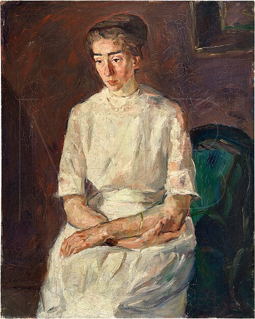 Portrait of Jeanne Kaumann, 1913, Max Beckmann