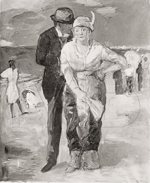 Couple on the Beach, 1913, Max Beckmann