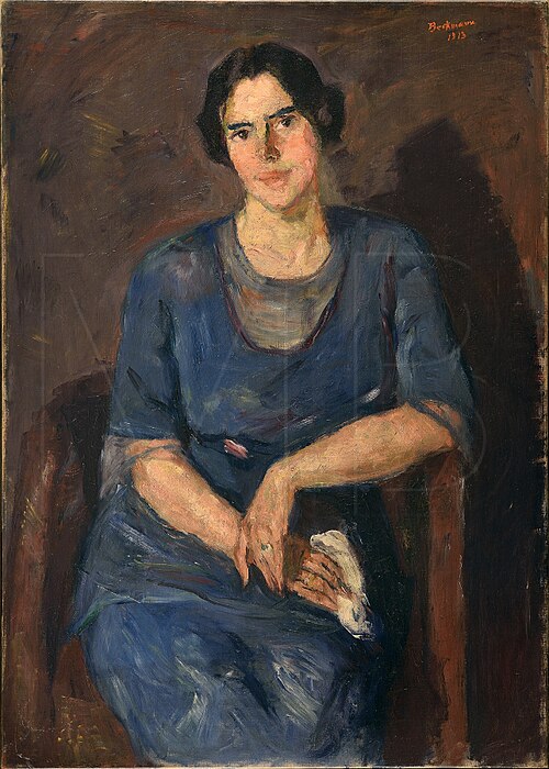 Portrait of Johanna Loeb, 1913, Max Beckmann