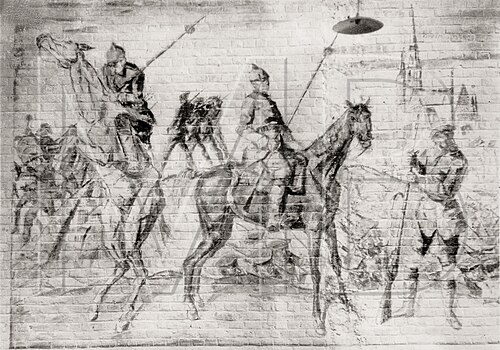 Mural in Wervik, 1915, Max Beckmann