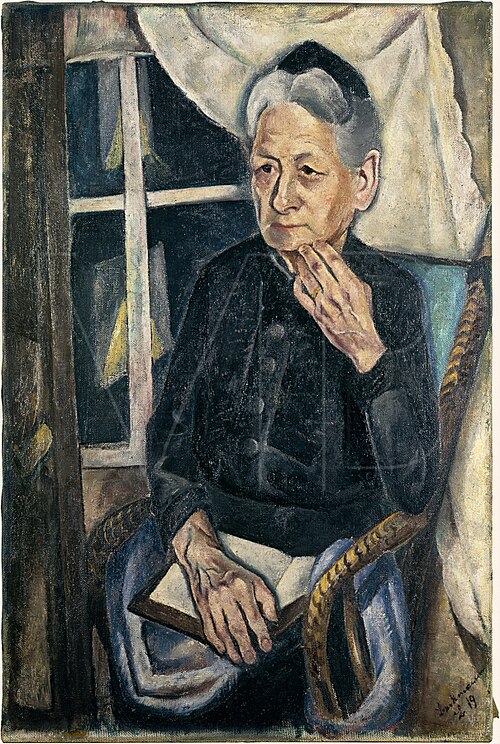 Portrait of Frau Tube / Portrait of an Old Lady, 1919, Max Beckmann