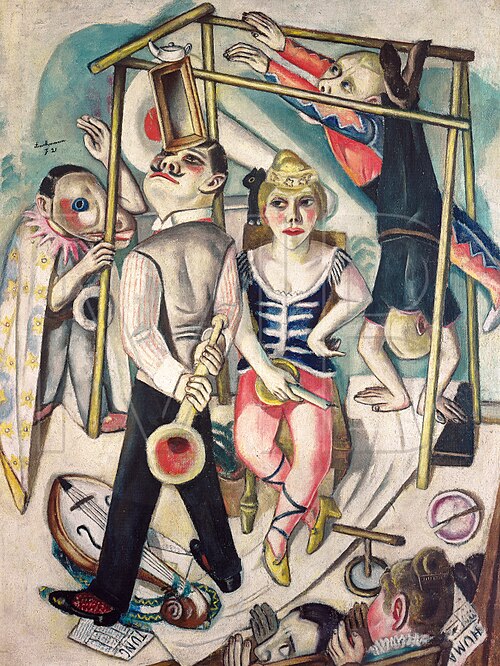 Variety Show, 1921, Max Beckmann