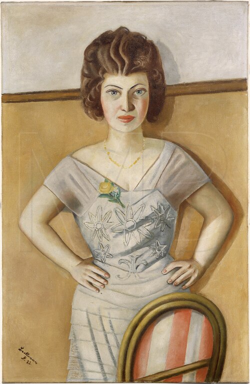 Portrait of Frau Dr. Heidel / Portrait of a Romanian, 1922, Max Beckmann