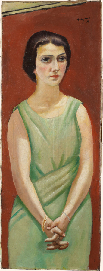 Portrait of Elsbet Goetz, 1924, Max Beckmann