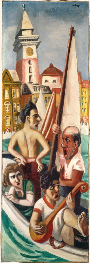 Italian Fantasy, 1925, Max Beckmann