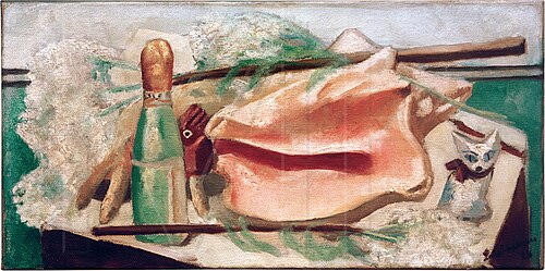 Still Life with Pink Shell, 1926, Max Beckmann