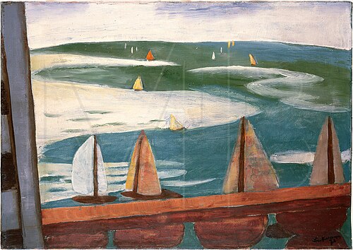 Spotorno, View from the Window, 1926, Max Beckmann