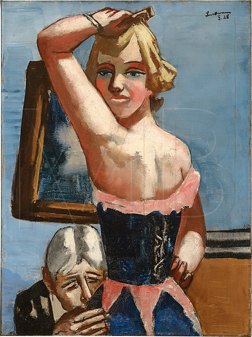 Dressing Room / The Fitting, 1928, Max Beckmann
