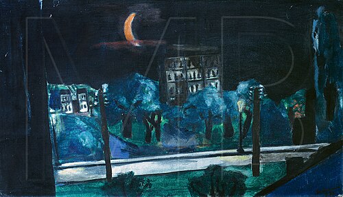 Nachtstraße, 1928, Max Beckmann