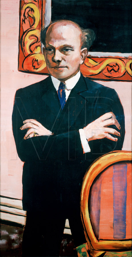 Portrait of Gottlieb Friedrich Reber, 1929, Max Beckmann