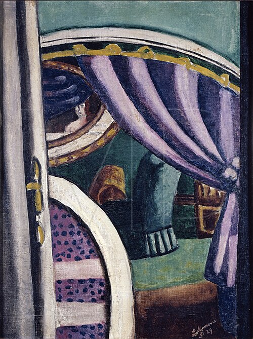 Violet Interior, 1929, Max Beckmann