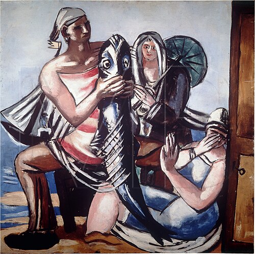 The Catfish, 1929, Max Beckmann