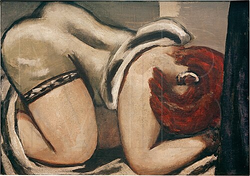 Creeping Woman, 1930, Max Beckmann