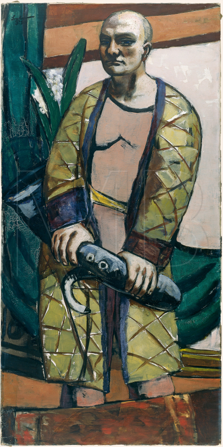 Self-Portrait with Saxophone, 1930, Max Beckmann