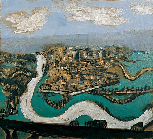 Landscape in Saint-Germain, 1930, Max Beckmann