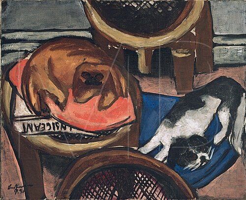Dogs, 1930, Max Beckmann