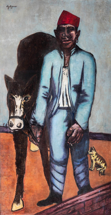 Black Poilu / Blue Boy / The Blue Soldier, 1931, Max Beckmann