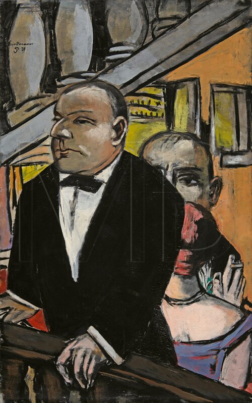 Portrait of Rudolf Freiherr von Simolin, 1931, Max Beckmann