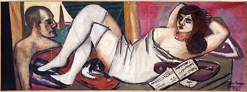 Siesta, 1927, Max Beckmann