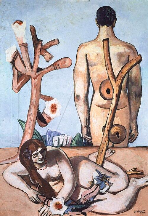 Adam and Eve, 1932, Max Beckmann