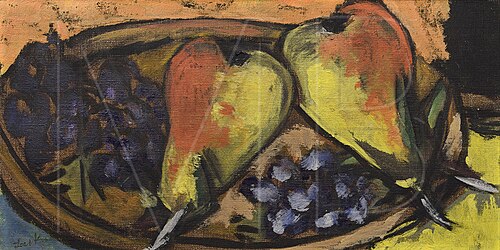 Small Still Life with Pears, 1933, Max Beckmann