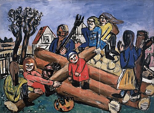 Playing Children, 1934, Max Beckmann