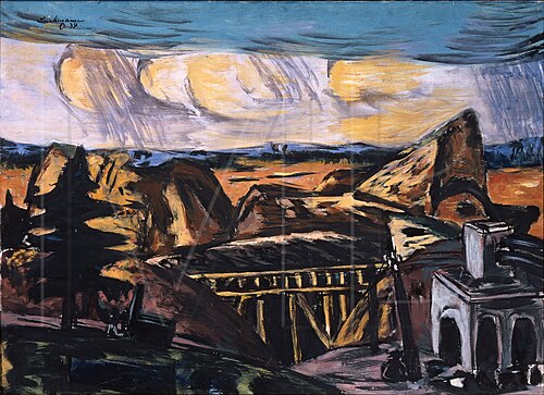 Large Quarry in Upper Bavaria, 1934, Max Beckmann