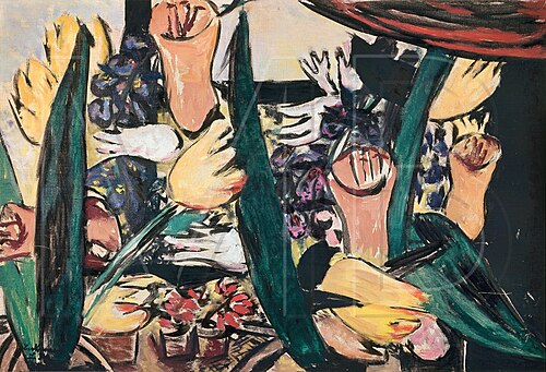 In the Greenhouse, 1934, Max Beckmann