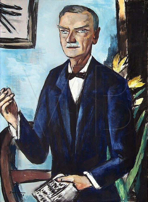 Portrait of Rudolf G. Binding, 1935, Max Beckmann