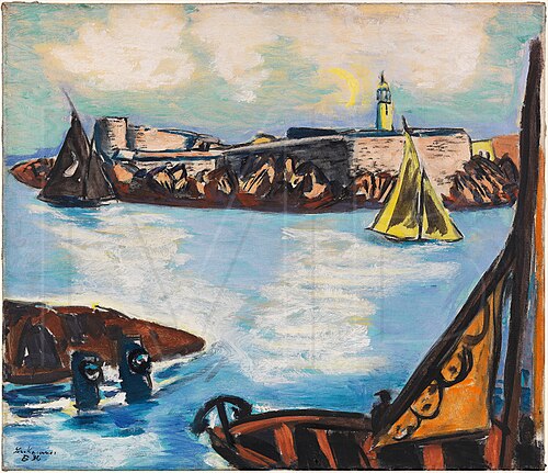 Château d’If, 1936, Max Beckmann