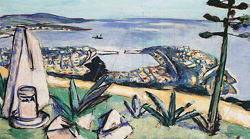 Monte Carlo / Southern Seaport, 1936, Max Beckmann