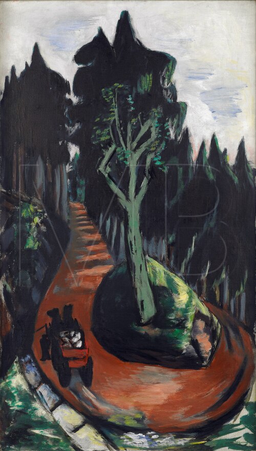 Forest Road in the Black Forest, 1936, Max Beckmann