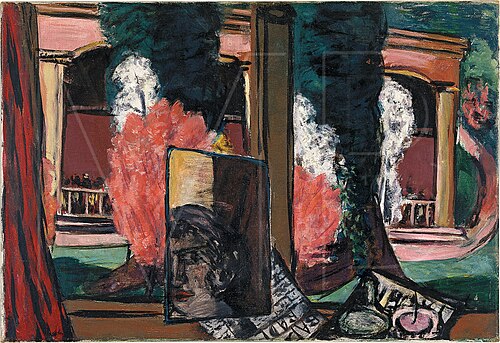 View from the Window at Baden-Baden, 1936, Max Beckmann