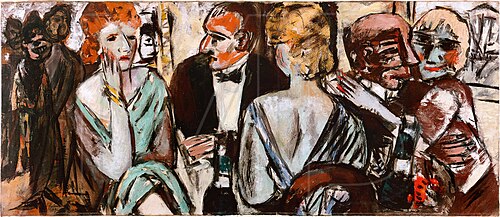 Femina Bar, 1936, Max Beckmann