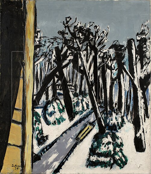 The Tiergarten in Winter / Park in Winter, 1937, Max Beckmann