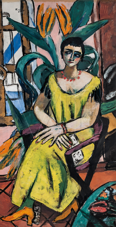 Bird of Paradise-Portrait, 1937, Max Beckmann