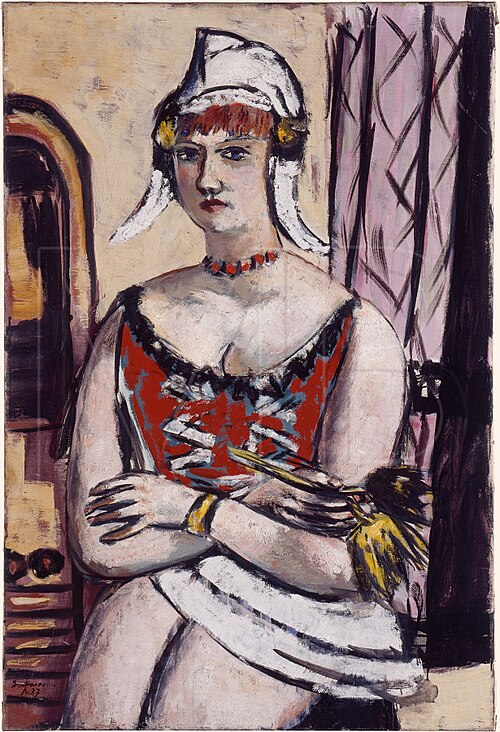 Dutch Woman with White Cap, 1937, Max Beckmann